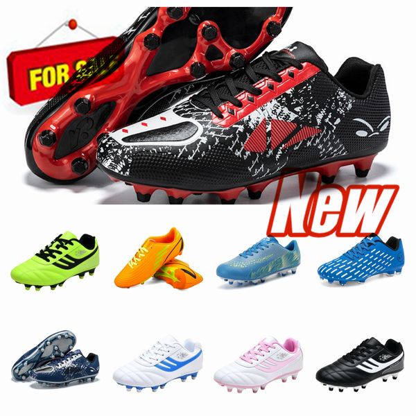 Verão novo ao ar livre sapatos de futebol masculino e feminino botas de futebol grade sapatos de treinamento adesivo esportes futebol studs anti deslizamento sapatos