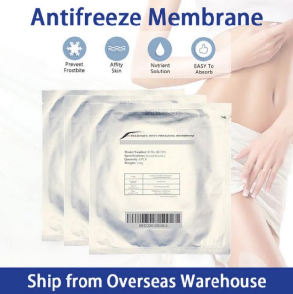 Os acessórios parte membranas anticongelantes livres da membrana 110g 70g 60g da almofada anticongelante para a congelação gorda s m l size427