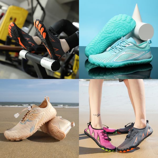 Venda sapatos descalços ginásio esporte correndo tênis de fitness unisex ao ar livre praia esportes aquáticos das mulheres dos homens upstream aqua sapatos 35-46