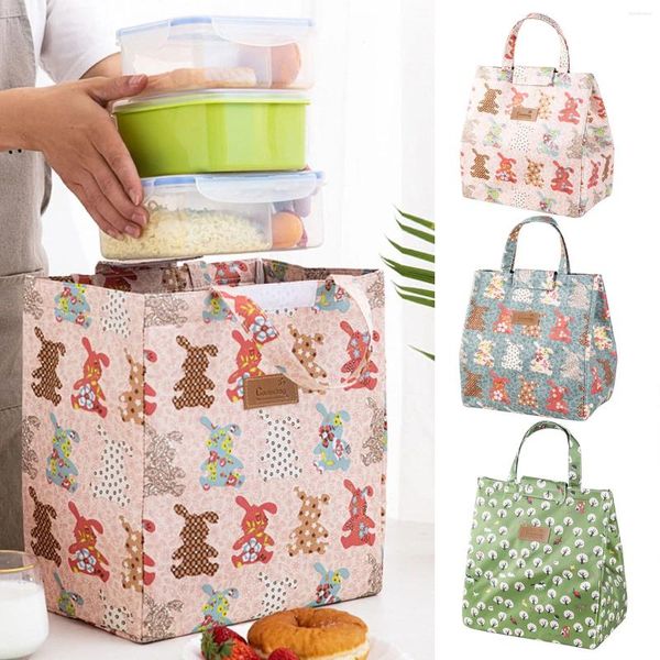 Stoviglie 17L Bento Bag Picnic all'aperto da asporto Ghiaccio caldo Conservazione fresca Contenitori termici refrigerati per pranzo per 2 livelli