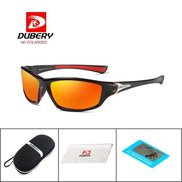 Óculos de sol DUBERY Drive Viagem ao ar livre Óculos de sol polarizados Design de marca Óculos de sol de visão noturna Masculino retrô Óculos de sol YQ240120