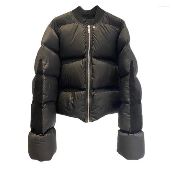 Женская пуховая куртка 21 зима в европейском стиле, черная замшевая бархатная короткая куртка-пуховик, женское пальто, свободная мода, настоящая