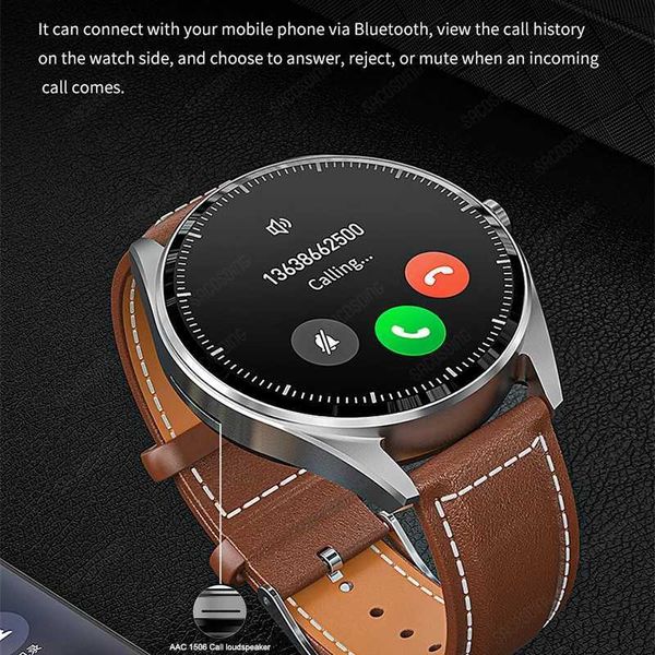 Relógios inteligentes 2023 tws relógios inteligentes masculino relógio nfc gps movimento faixa freqüência cardíaca pressão arterial smartwatch pulseira de fitness para android ios