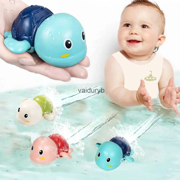 Nova moda brinquedos de banho brinquedos de banho do bebê banho bonito natação tartaruga baleia piscina praia corrente clássica relógio água brinquedo para crianças jogar água