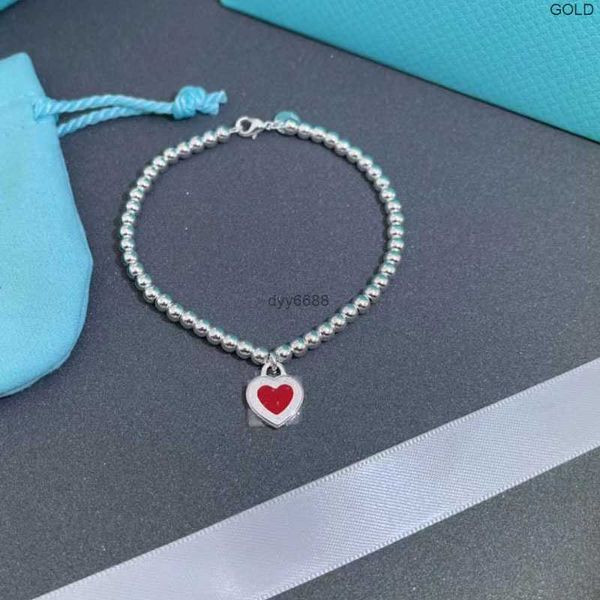 Bracele T Charm S Family 925 Erling Silver Drop Glue Rive Hear 4mm Round Bead Ee Love Esmalte Crowd Ioz1