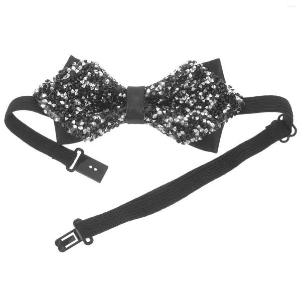 Papillon Cravatta con strass Para Baloncesto Hombre Pretty Men Assessoriess Banchetto Prom Per tessuto in poliestere Mens Pretied