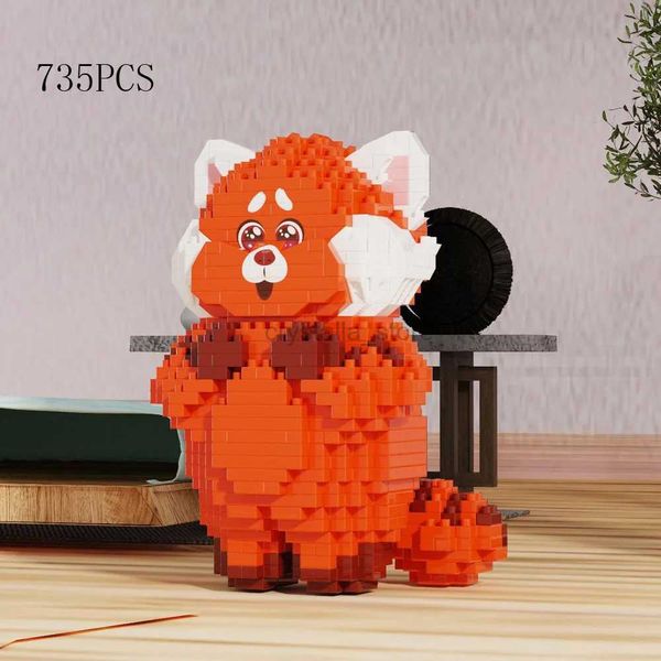 Blocchi Idea Lovely Cartoon Animal Nanobricks Micro Diamond Block Panda minore Modello Giocattoli educativi per bambini Regali Mattoni da costruzione 240120