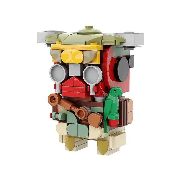 Blocos MOC Apex Legends Papel Bloodhound Caustic Horizon Mirage Seer Bricks Jogo Modelo Role Building Blocks Mini Figura Toy para presentes 240120