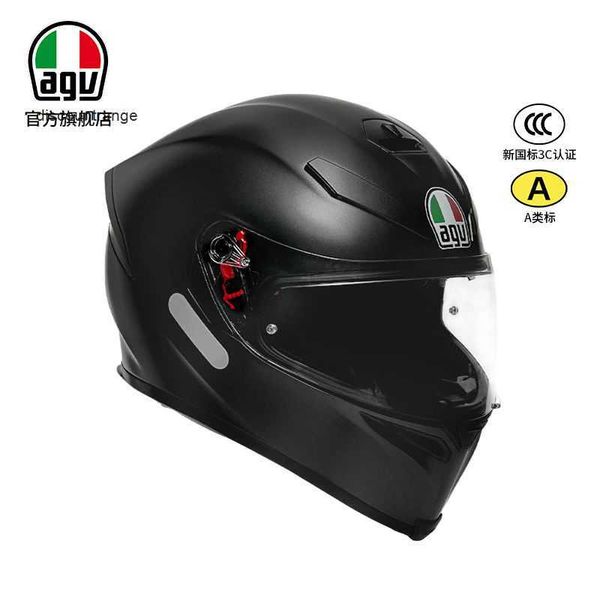 Offener Integralhelm Agv k Motorradhelm Agv K6 s Herrentasche Vollhelm Radfahren Motorrad Carbonfaserhelm für Männer und Frauen im Winter Vier Jahreszeiten L1ET