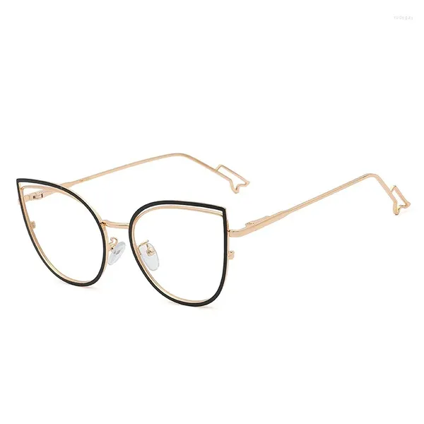 Montature per occhiali da sole Eleganti occhiali da lettura Cat Eye bianchi Moda donna Occhiali da vista trasparenti per presbiopia Lente d'ingrandimento Diottrie Prescrizione per computer