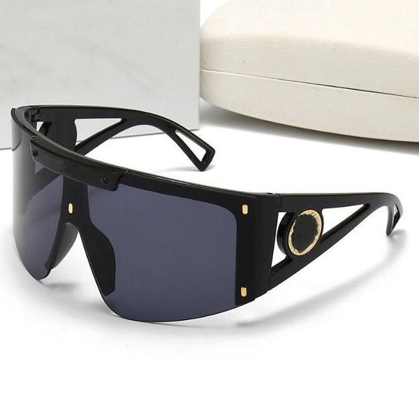 Lüks Tasarımcı Güneş Gözlüğü Erkek Kadın Gözlükler Açık Rüzgar Geçirmez Gözlük PC Çerçevesi Moda Klasik Lady Yüksek kaliteli Kayak Güneş Gözlükleri Aynalar