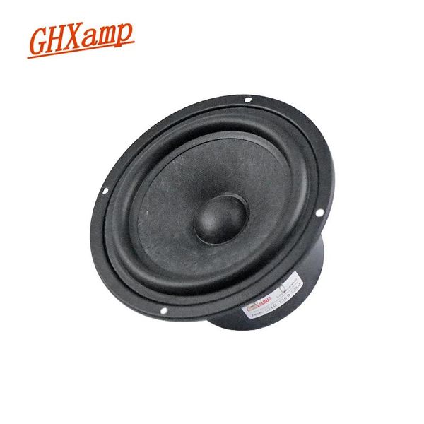 Lautsprecher GHXAMP 5 Zoll 147 mm Mitteltöner HiFi Pure Mid Lautsprecher Wolle + Leinenpapier Kegel Gesang authentisch 4 Ohm 25 W 67 Hz 10 kHz 1 Stück