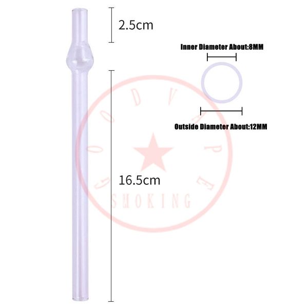 Прохладные длинные стеклянные трубки из пирекса, трубка, портативная трубка для курения трав, табака, преролл, рожок, конус, мундштук для сигарет, трубка, портативный фильтр для трубок, мундштук, соломенные наконечники