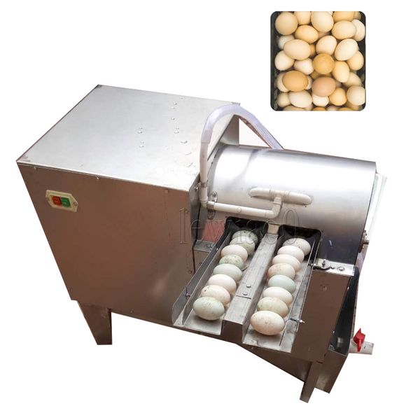 Máquina comercial de limpeza de ovos de fileira dupla