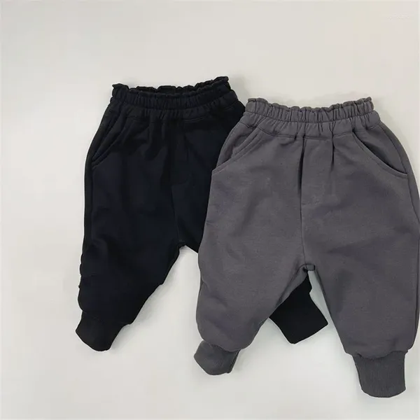 Pantaloni 2024 Primavera Bambini Pantaloni Casual Ragazzi Sudore Sciolto Bambini Ragazze Baby Cotton Harem 1-6 anni Vestiti