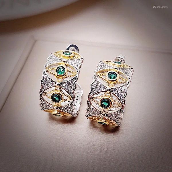 Colar brincos conjunto milão moda veneza lágrimas para mulher ins tribunal estilo de duas cores estrela lua olho anel jóias finas fábrica