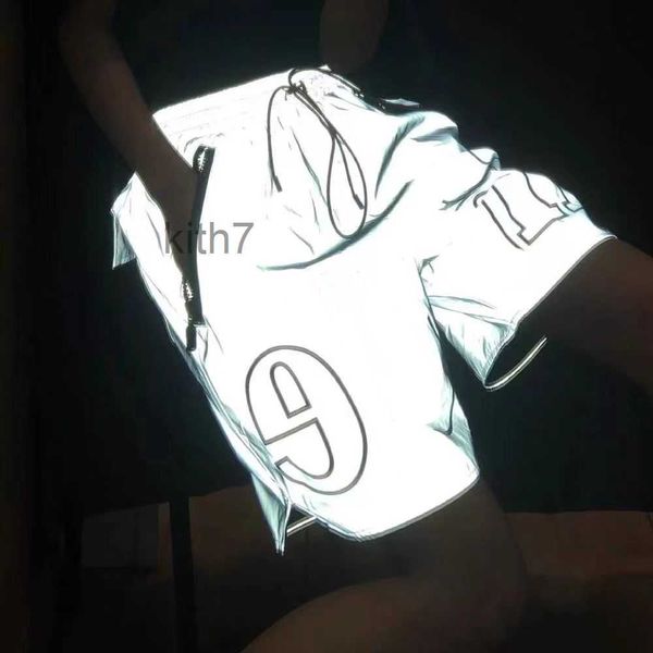 Rhude Mens Şort Lüks Tasarımcıları Top Glow Şık gündelik Glow-in-Dark FG9B