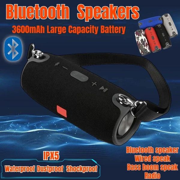 Altoparlanti 40w 3600Mah TWS potente altoparlanti portatile Bluetooth PC PC POST POSSO MUSICAGGIO SUBWOOFER EDIZIONE CAIXA DE SOM