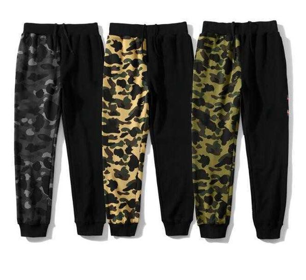 Pantaloni maschili pantaloni da uomo mimetico pantaloni sport sports primavera autunno inverno designer leggero jogger sciolto pantaloni della tuta hip hop uomini saltatori streetwear jk013