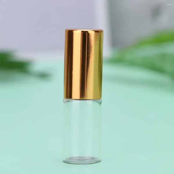 Aufbewahrungsflaschen 20 Stück 3 ml Glasrolle auf nachfüllbarer leerer Make-up-Flasche Reisebehälter