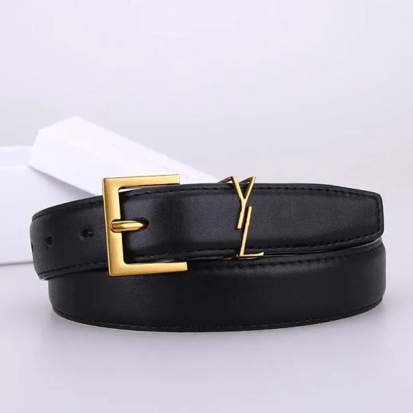 Desinger Belt Belts Women's Belt Gold/Silver Buckle Belt Black leather belt Fashion Dress Pants Jeans belts for women mens 3.0cm width