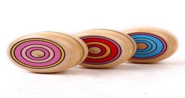 2021 Colore della miscela intero 100 pezzi Kids Magic Yoyo String palla rotonda Spin giocattoli di legno professionali per i bambini1346292