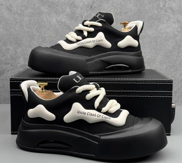 Сетчатая белая дизайнер Little Shoes Sport Shoes Fashion Men Platform Sneakers Spring осень шнурок на открытом воздухе Tennis WA