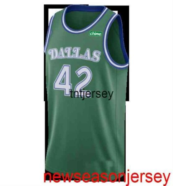 Günstige Custom Maxi Kleber 42 202021 Swingman Jersey genäht Herren Damen Jugend XS6XL Basketball-Trikots6944672