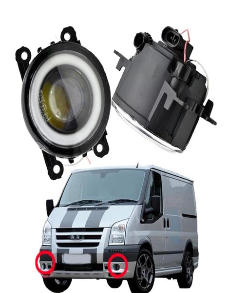 Lente led luz de nevoeiro para ford transit tourneo amortecedor dianteiro do carro foglamp drl luz diurna branco 12v3207889