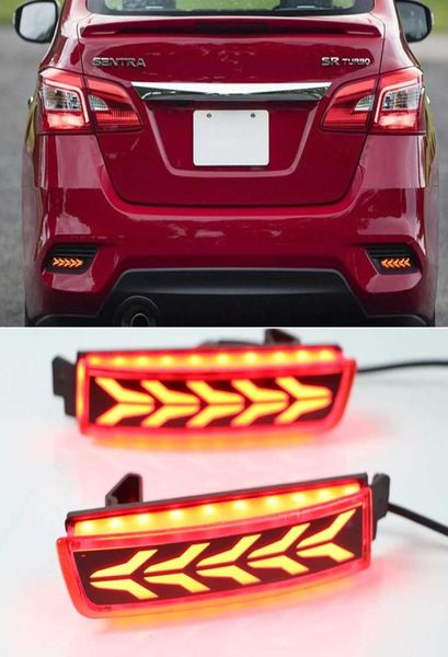 Carro led amortecedor traseiro refletor cauda luz de freio para nissan kicks sentra juke murano quest terra infiniti esq qx fx8491339