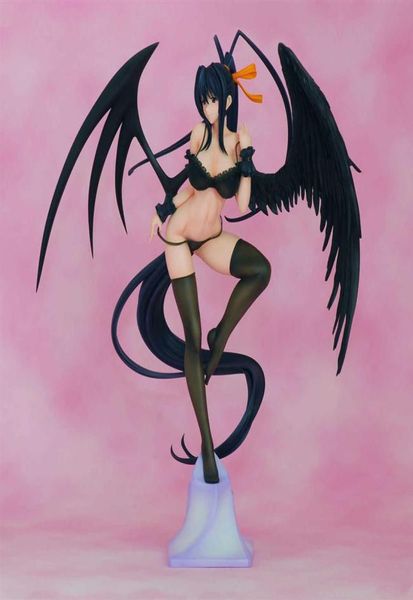 Anime 25cm high school dxd akeno himejima sedução sexy meninas dos desenhos animados figura de ação brinquedos pvc coleção figuras q0722235c5694942