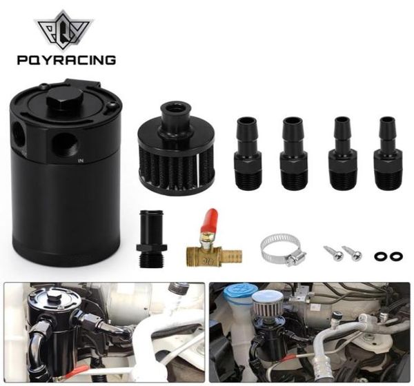 PQY Universal Kuyruk Alüminyum Şaşkın Yağ Catch Havalandırma Filtre Motoru ile Tank Mini Yağ Ayırıcı PQYTK929701872