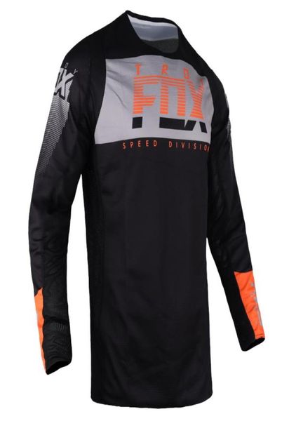 360 Offroad Langarm Motocross Racing Jersey MTB UTV ATV Bike MX Radfahren Schwarz Kleidung Herren3458611