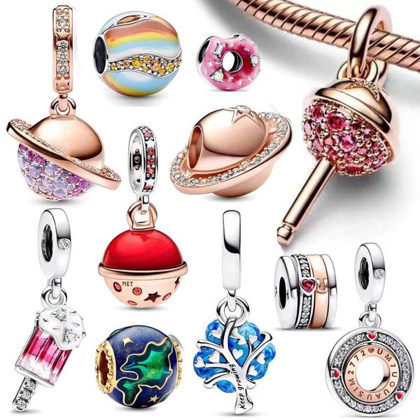 Cosmic Planet Series Sterling Charm Bead Fit Charms Silber Original Armband Perlen zur Schmuckherstellung