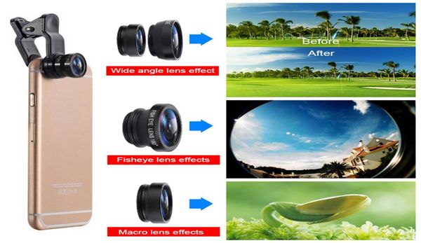 Новые комплекты объективов для фотоаппаратов 3 в 1, широкоугольные макрообъективы «рыбий глаз» для мобильных телефонов, линзы «рыбий глаз» для смартфона, микроскопа7057936