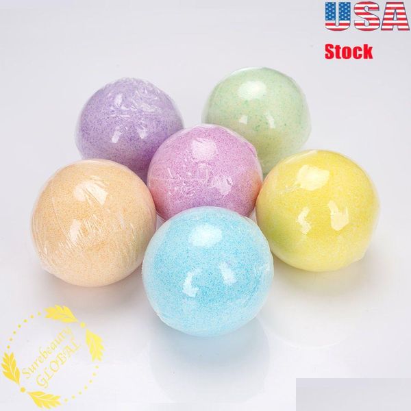 Sali da bagno Art Naturals Bombe di oli essenziali idratanti rilassanti profumi assortiti 6 pezzi Mti Color Ball in noi Drop Delivery Salute Bellezza Dhcg5