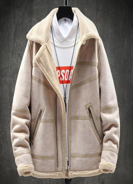 Men039s Pelz Faux 2021 Europäische Marke Designer Mans Mantel Übergroßen Mantel Leder Jacken Und Samt Kleidung Winter B7553516691