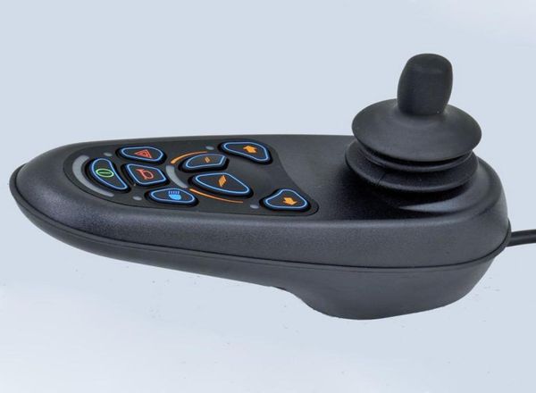 Controlador de joystick pg vr2, 8 teclas, com sistema de iluminação, joystick para cadeira de rodas elétrica, drive s d508709052082