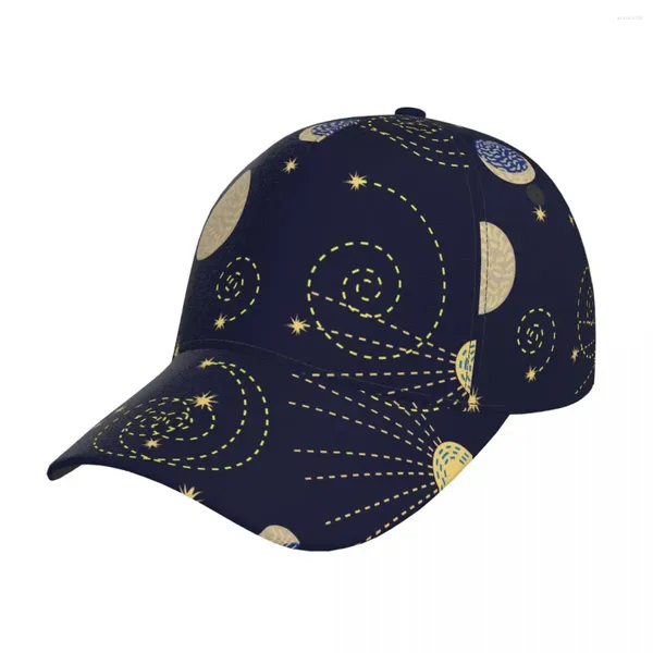 Ballkappen Skuilles Cap Unisex verstellbar für Erwachsene Baseball Zodiac Sky Constellations Hip Hop Hut