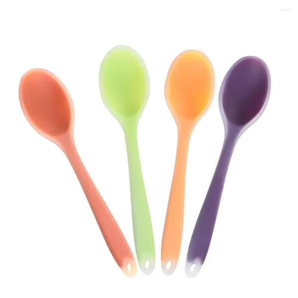 Cucchiai in silicone World Cucchiaio per mescolare zuppe da cucina Mestolo Utensili da cucina Utensili da cucina Strumento per mescolare e servire