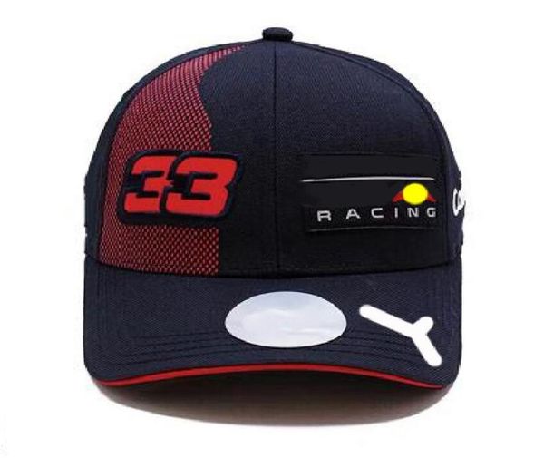 Cappello da corsa della squadra di F1 stagione 2021 nuovo berretto da baseball cappello curvo cappello da sole macchina per auto sportive da sci di fondo berretto piatto4138619