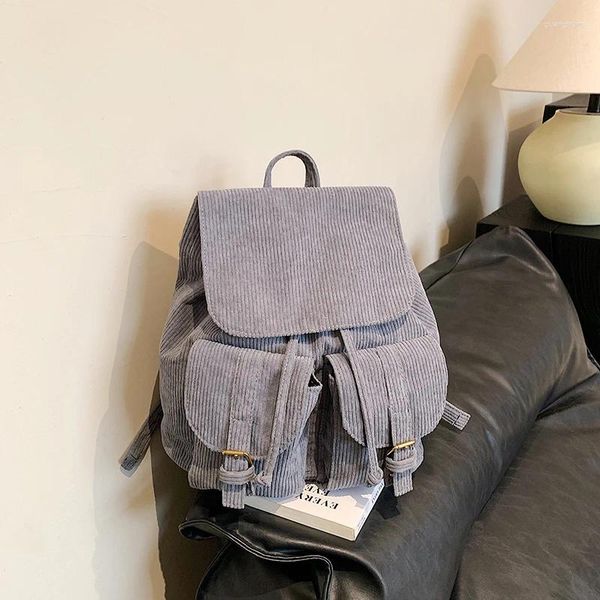 Schultaschen Paket Cover Typ Lässige Rucksäcke Solide Damen zum Verkauf 2024 Hochwertiger Kapazitäts-Studentenrucksack Mochila