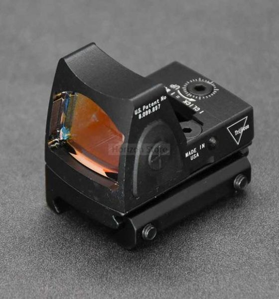 Reflex RMR 1x Red Dot Sight Ottica Scope 20mm Picatinny Weaver Rail Mount Caccia Tiro Airsoft Mirino M98975529012