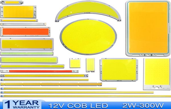 2w200w dc 12v cob led chip lâmpada para lâmpadas de carro automático casa iluminação diy led painel luz cob strip7167779