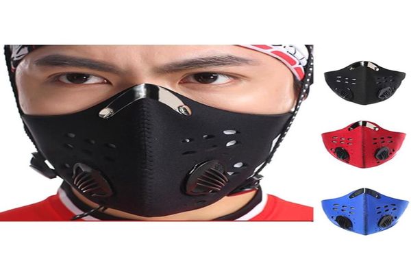 Máscara de bicicleta rosto cheio máscara protetora antipoeira máscaras de pintura carvão ativado escape fogo aparelho respiração1514935