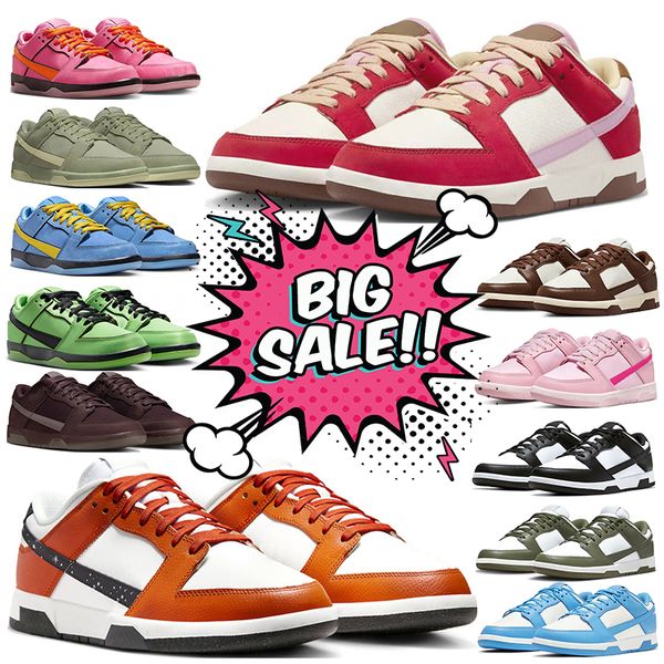 uomo donna panda scarpe da corsa basse Blossom Triple Pink Burgundy Crush Panda Unlock Your Space Team Setsubun GAI scarpe da ginnastica basse sportive da ginnastica