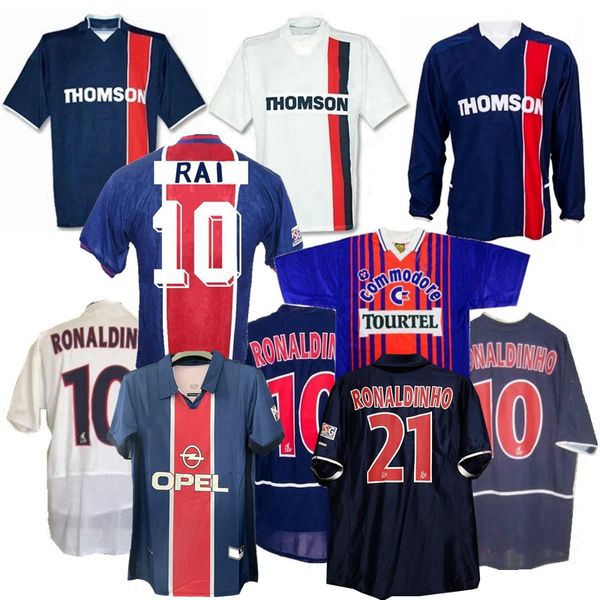 Maglie da calcio classiche retrò 1993 94 95 96 98 99 2001 2002 2003 OKOCHA ARTETA HEINZE ANELKA POCHETTINO RONALDINHO RAI SIMONE LOKO LEAL ALOISIO maglia da calcio Uomo PSgS