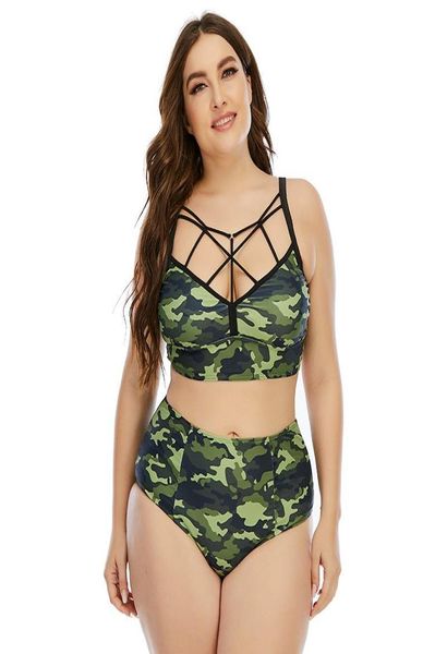 Women039s Bademode Bikini 2021 Plus Größe 2 Stück Sets Luxus Zwei Stück Designer Badeanzug Badeanzug Armee Grün Schwimmen Für 3253507