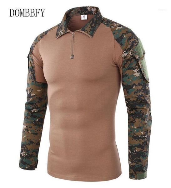 Men039s Magliette US Army Uniforme da combattimento Camicia da uomo Assalto Tattico Camouflage T Paintball Manica lunga SWAT Top Tee17754254
