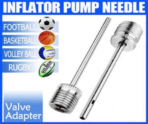 Top şişirme pompası iğne futbolcubbyvolleyballnetball valf adaptörü yeni ve satış 150pcs 4440103